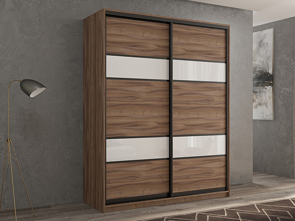 Шкаф-купе Кааппи 8 Орех Тьеполло 120х60х230 см