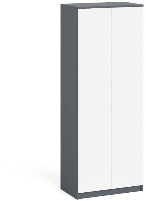 Мори Шкаф МШ800.1, графит/белый