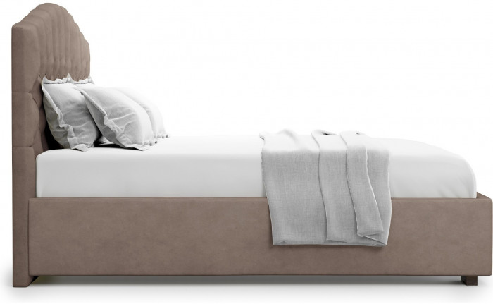 Кровать Lugano 180 с подъемным механизмом, Velutto 22