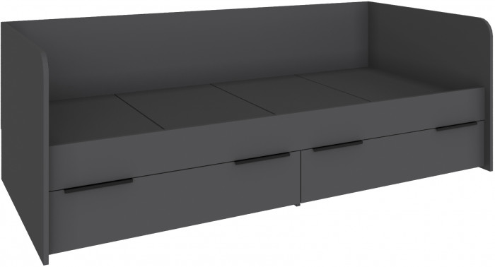 Набор мебели для подростковой "Мадрид", Графит серый