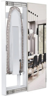 Гладильная доска "Смарт" с зеркалом белый