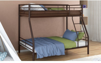 Двухъярусная кровать Гранада-2, коричневая