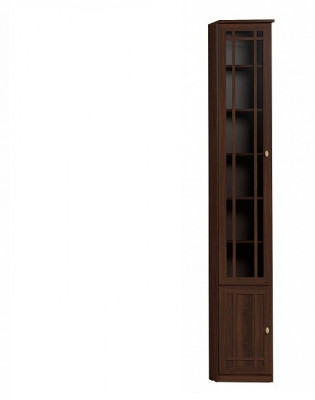 Шкаф книжный Шерлоск 34 левый, орех