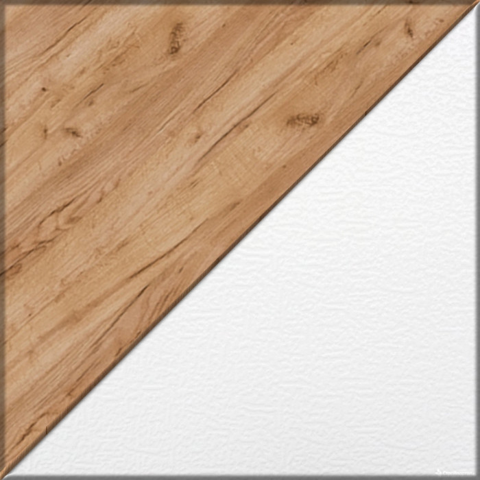 Лидер-8 Модуль Пенал МД 22Б + Пенал МД 23Б, белый шагрень/крафт золото