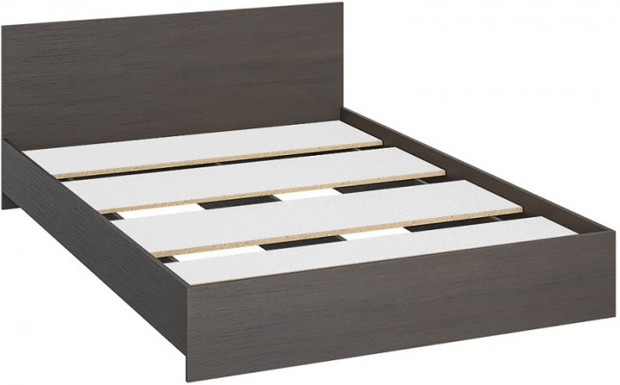Кровать 140х200 с основанием ДСП Ронда КР-140, венге