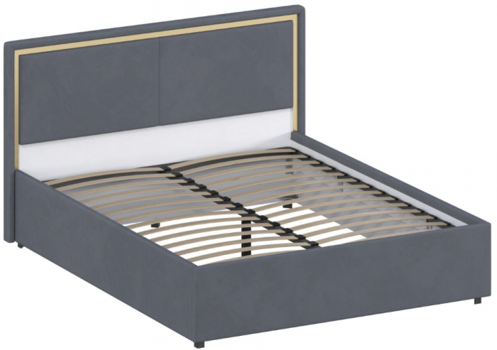 Кровать 160 с ортопед. основанием КР-431-М-16, Микровелюр Zeekr-87