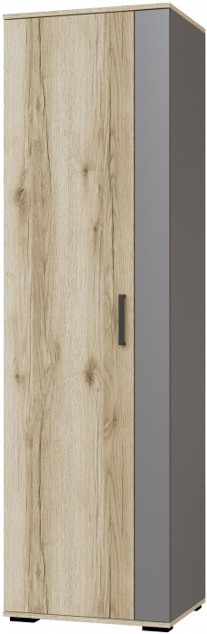 Шкаф бельевой Оскар-18, Дуб делано/Графит серый