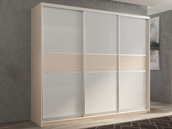 Шкаф-купе Кааппи 11 Дуб молочный 180х60х230 см