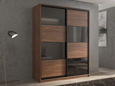 Шкаф-купе Кааппи 13 Морское Дерево Винтаж 160х60х230 см