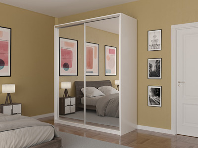 Шкаф-купе Лаурус 1 Белый 120х45х220 см