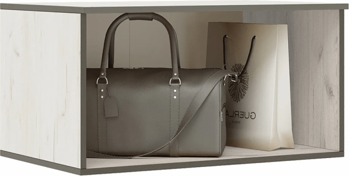 Норд Композиция Шкафов с антресолями + Терминал, Дуб крафт белый/Дуб крафт белый