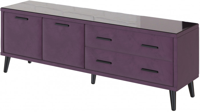 Тумба ТВ интерьерная Виго 1,6 винный