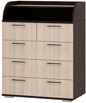 Комод "Стандарт №1" НЕВ (800х1020х460) венге/лоредо