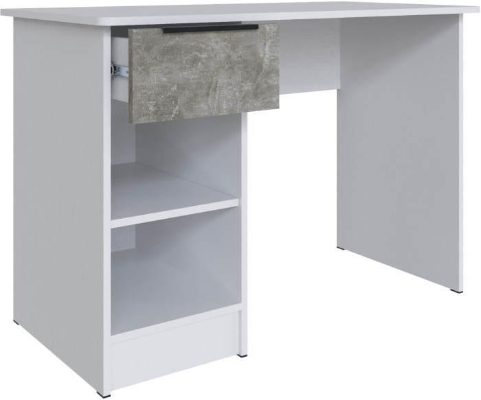 Стол письменный Мадрид (1,1), Белый/Ателье светлое