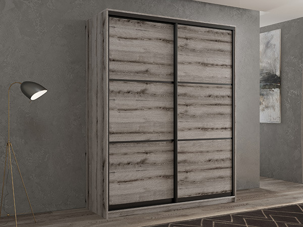 Шкаф-купе Кааппи 4 Эвок Окаменелый 160х60х230 см