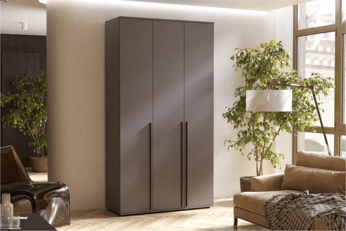 Норд Шкаф трехстворчатый 1200 графит