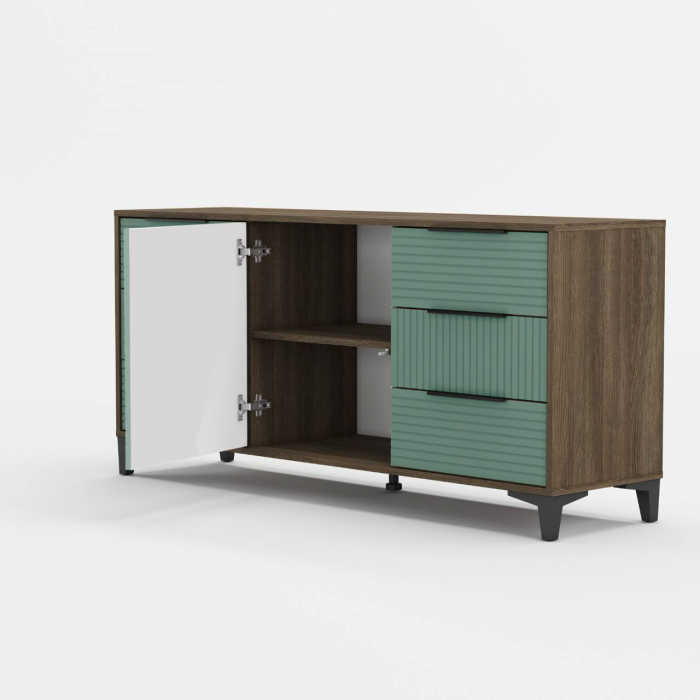 Модульная спальня Палау МДФ, Табак/Эвкалипт софт