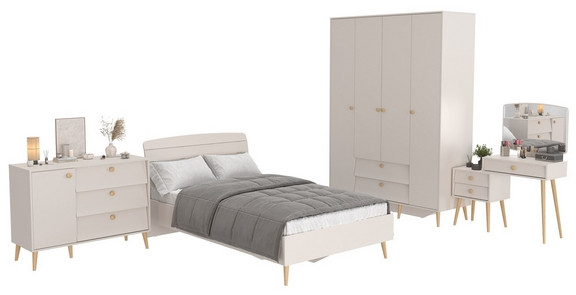 Афина Спальня 12-1200, кашемир серый