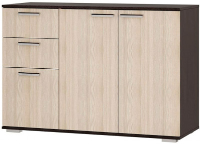 Комод "Стандарт №3" НЕВ (1200х828х460) венге/лоредо