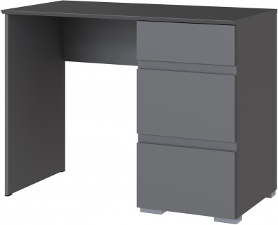 Плейона Стол косметический графит серый