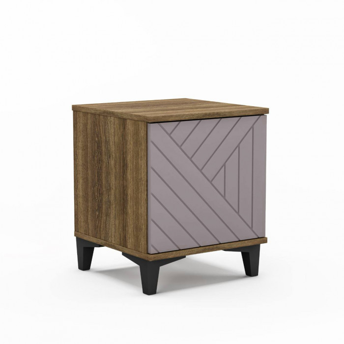 Модульная спальня Палау МДФ, Табак/Пыльная роза