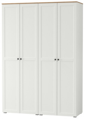 Остин 13.224 Шкаф 2 шт., белый шагрень/дуб крафт золотой