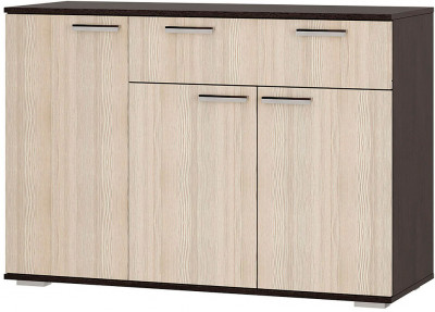 Комод "Стандарт №4" НЕВ (1200х828х460) венге/лоредо