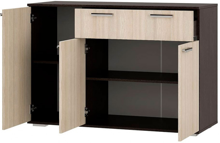 Комод "Стандарт №4" НЕВ (1200х828х460) венге/лоредо