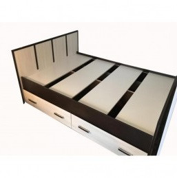 Кровать с проложками ДСП Сакура ЛИТ 140х200, венге