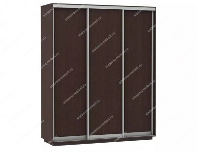Шкаф купе Модерн 1776х450 3-х дверный 3-х секционный глухой венге