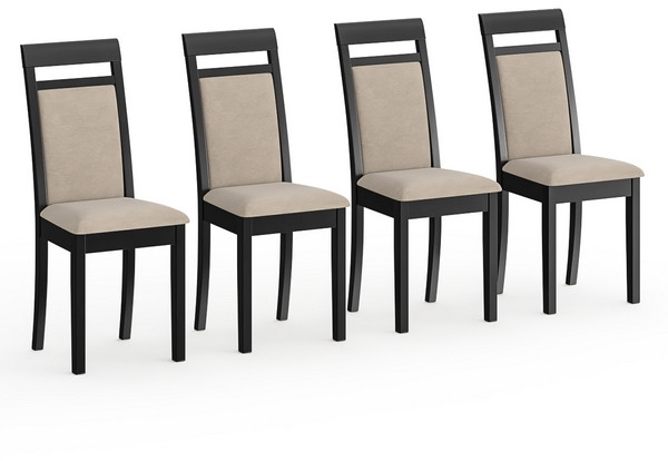 Четыре стула Мебель--24 Гольф-12 разборных, венге