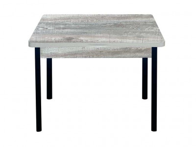 Симпл стол обеденный раскладной / бетон темный/черный