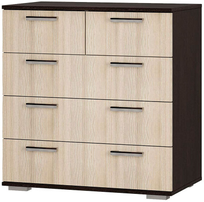 Комод "Стандарт №5" НЕВ (800х828х460) венге/лоредо