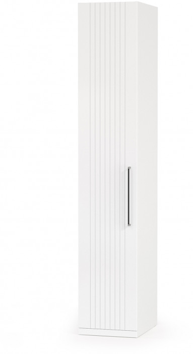 Валенсия Спальня Шкаф для одежды 4-х створчатый, ЛДСП белый шагрень/МДФ белый шагрень