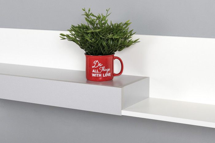 Торонто 12.149 Стол + 13.333 Шкаф для одежды + 16.475 Полка, цвет белый шагрень/стальной серый, ШхГхВ 200х53,1х195,7 см., универсальная сборка