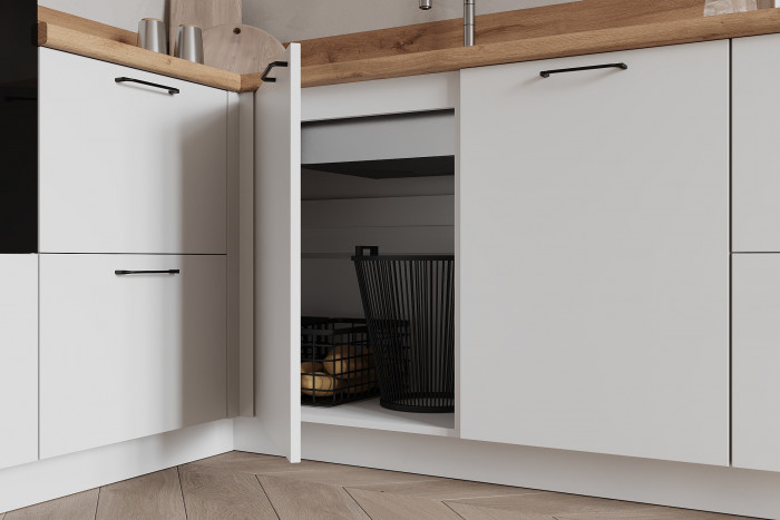 КГ Угловой 1500х3150 (с пм) Эмаль, Белый  Арника РМ в.4