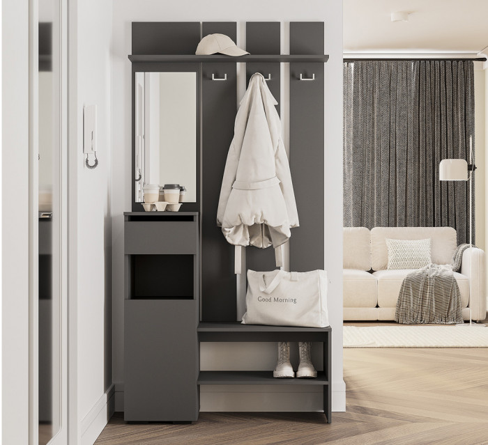 Прихожая "Мия" ПР-03 графит графит