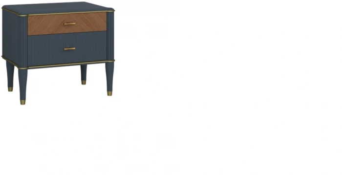 Модульная спальня "Тиволи" из массива дуба - Серый антрацит (лак)