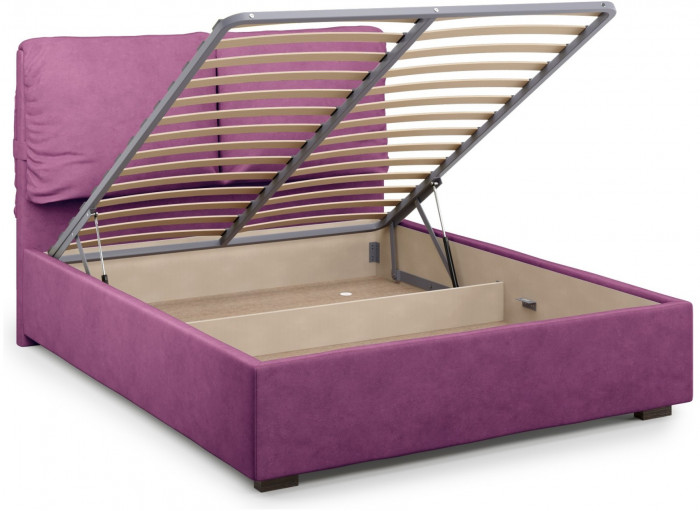 Кровать Trazimeno 140 с подъемным механизмом, Velutto 15