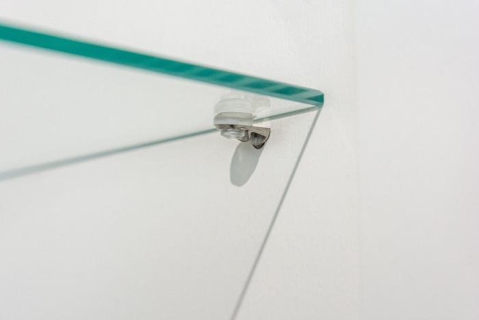 Ливерпуль Набор мебели 1, цвет ясень ваниль/белый, ШхГхВ 240х49,3х220,3 см.(без учёта карниза), ниша для тв 140х49х90 см.