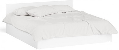 Мори Кровать 1800, цвет белый, ШхГхВ 183,5х203,5х70 см., сп.м. 1800х2000 мм., без матраса, основание есть