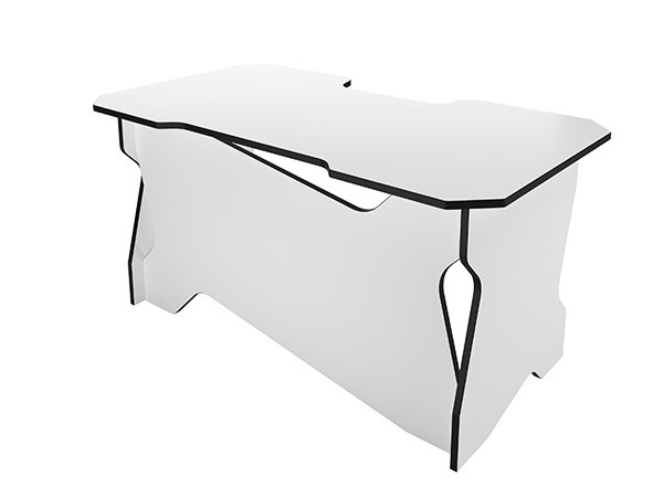 Игровой компьютерный стол RVG Белый/Черный 100