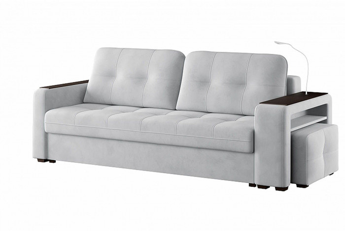 Диван Smart 4 пуф справа Б3-3Т-Б4 СК Ультра Смог