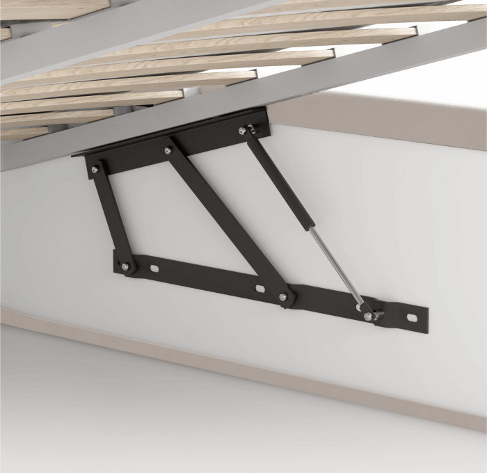 Кровать 140 с подъемным механизмом КРП-431-М-14, Микровелюр Zeekr-87