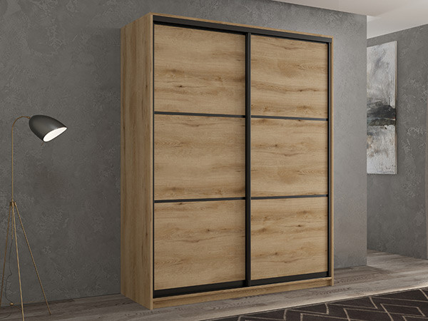 Шкаф-купе Кааппи 4 Эвок Прибрежный 140х45х230 см