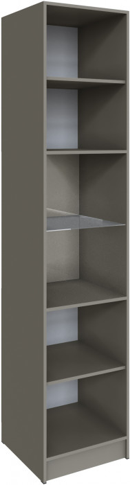 Шкаф Мадрид (0,5) с 3 фасадами, Мокко