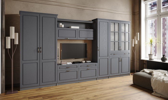 Гостиная "Апполия", композиция 3 - Графит/Лунный кратер