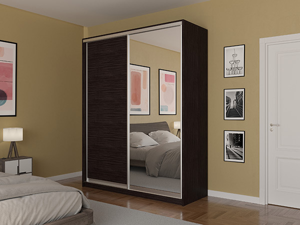 Шкаф-купе Лаурус 2 Венге 180х45х220 см