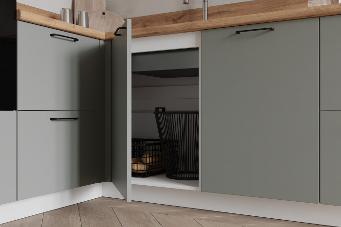 КГ Угловой 1500х2850 (с пм) Эмаль, Олива  Арника РМ