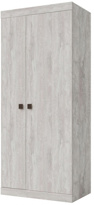 Шкаф двухдверный для одежды "Лондон" - Ледяное дерево